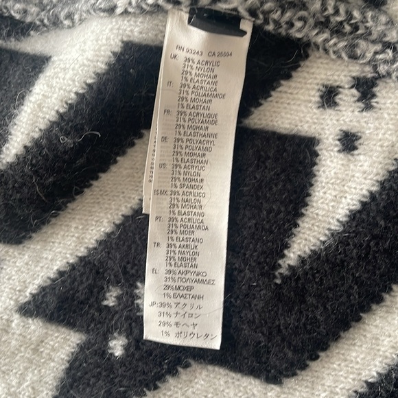 Diesel houndstooth oversized car face cardigan - Picture 8 of 9